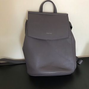 Pixie Mood Plum Vegan Leather Purse Backpack